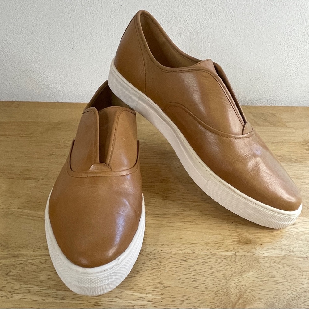 Chelsea Crew Black Label Women's Tan Loafers Size 10